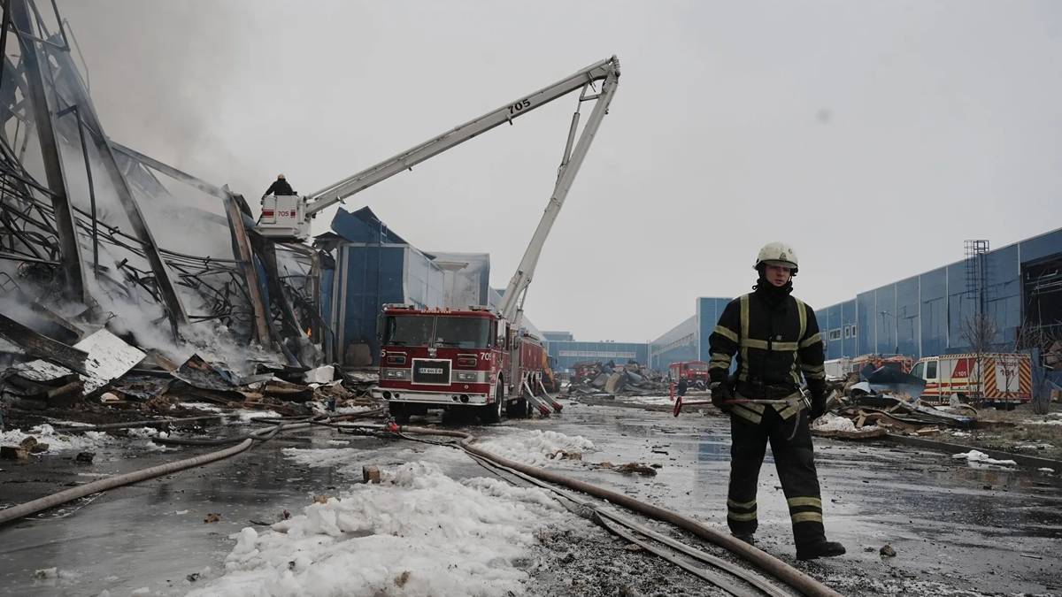 Amerikai gyárakat lövet Vlagyimir Putyin Ukrajnában. Fotó: Viktoriia Yakymenko/Global Images Ukraine, via Getty Images