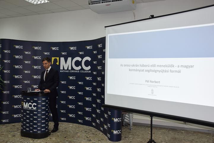 Pál Norbert kormánybiztos Beregszászon - Magyarország segítségnyújtása Ukrajna és az Ukrajnából menekülők számára. Fotó: Kárpátinfo/Kovács Erzsébet