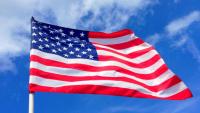 Amerikai Egyesült Államok (USA) nemzeti zászlaja. Illusztráció