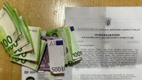 Hamis okmányokkal akart eljutnii Magyarországra. A határőröknek 1600 euró kenőpénzt ajánlott fel. Fotó: Ukrán Állami Határőrszolgálat